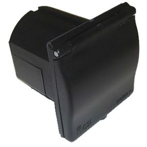 Mains Inlet Flush Black